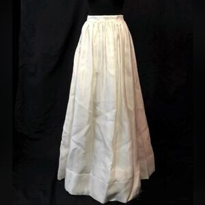 NWT Delphine Manivet Bridal Maxi Skirt Yves Longue Organza Made In France,Sz 38